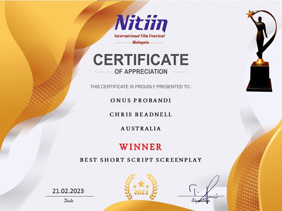 Nitiin International Film Festival Certificate